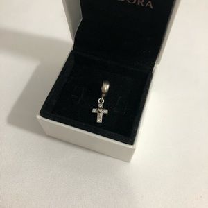 Pandora bracelet cross charm
